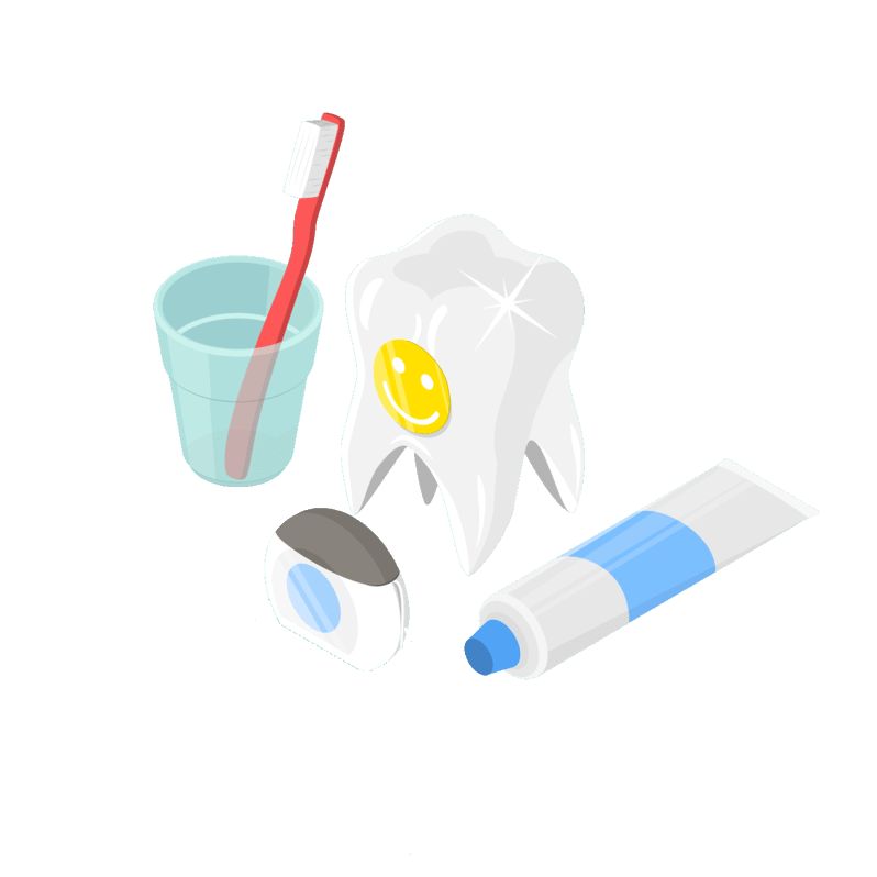 Grand Oak Dental Care isometric Dnetal Cleaning